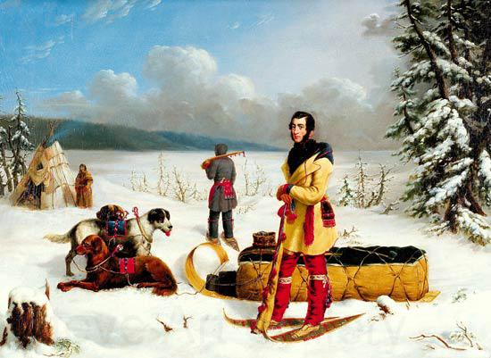 Paul Kane The Surveyor: Portrait of Captain John Henry Lefroy or Scene in the Northwest